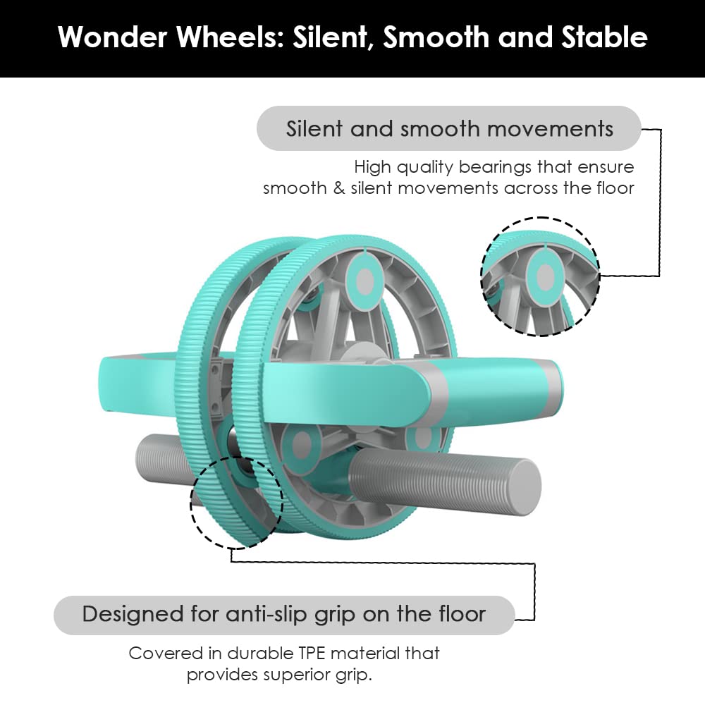 PowerCore Adjustable Ab Roller(Multicolor)