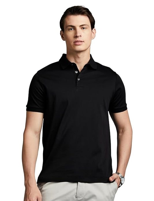 Poly Matte Solid Half Sleeves Mens Polo T-Shirt Pack Of 4