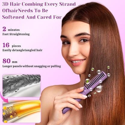 Meneflix Portable Mini Hair Straightener Cordless Rechargeable